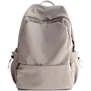Solid Color Backpack For Men And Women, Lightweight Multi-Functional Daypack, Portable School Bookbag & Laptop Bag, Roomy Durable Travel Rucksack With Multiple Pockets,  Daily Commute, Business Trips, Outdoor Travel, Shopping And All Casual Occasions
