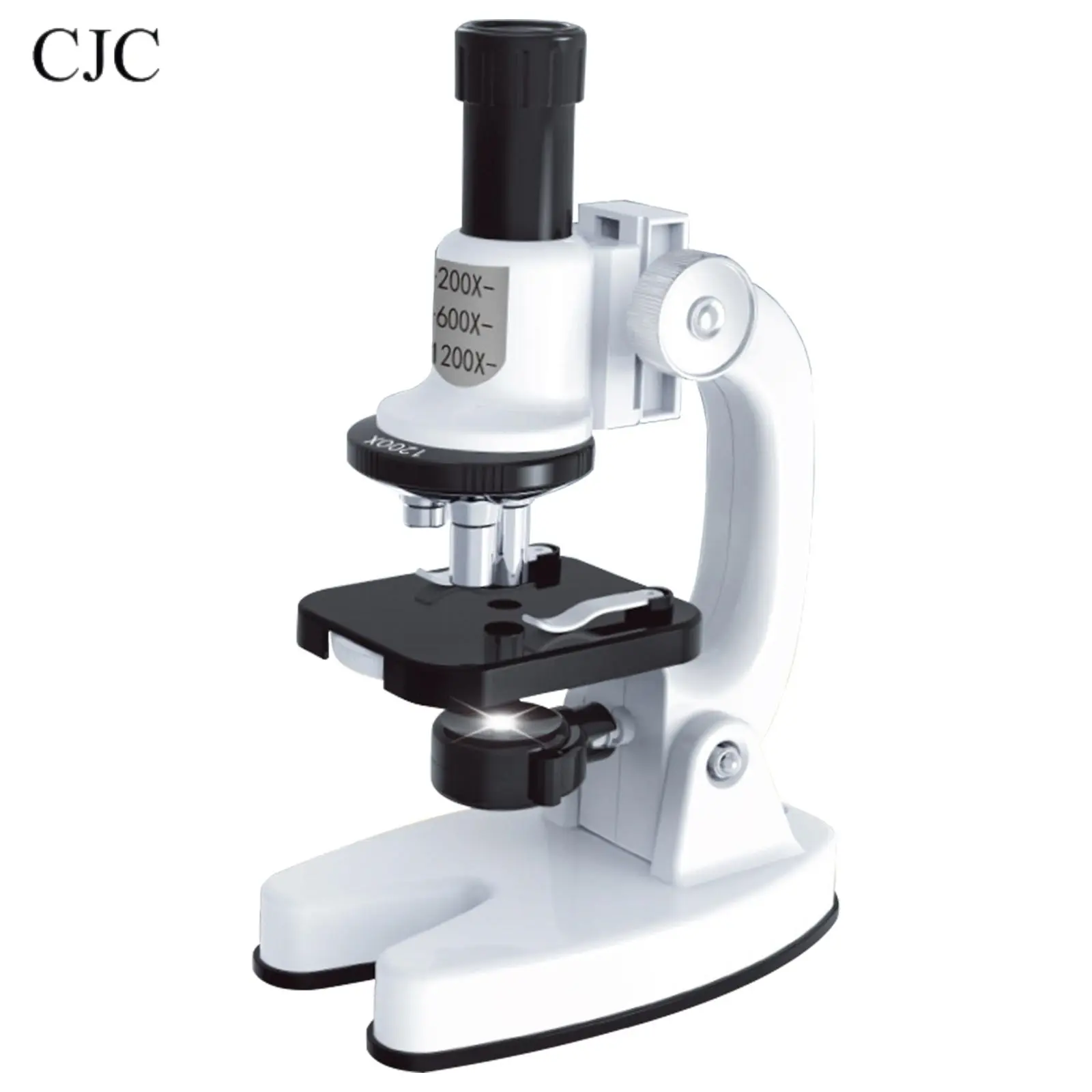 CJC Unisex Children's Handheld Digital Microscope - STEM Tools, All-in-1 Science Kit, 3-14 Yrs Fun Toys for Kids, 200X/600X/1200X Magnifications, 360° Full Rotation, Adjustable LED, 1.5kg Lightweight, Back to School Haul Birthday Gift