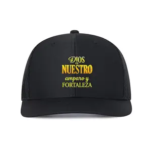 THE PERFECT GIFT  Dios Es Nuestro Amparo y Fortaleza Hat - Premium Look Spanish Christian Cap, Daily Motivational Faith Trucker Hat