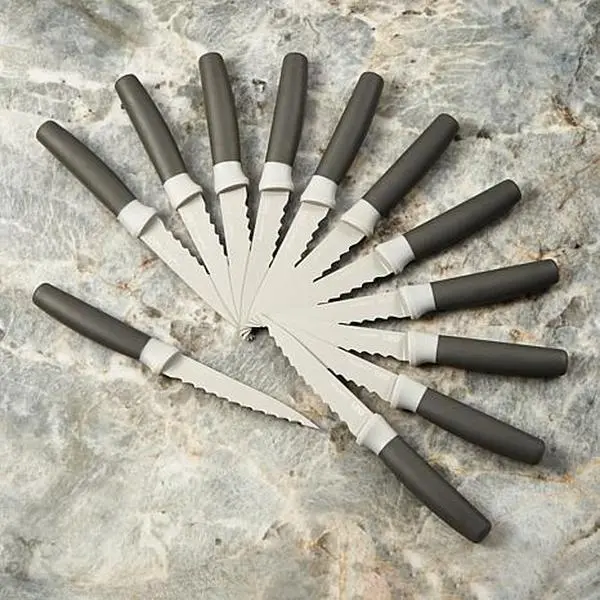 BergHoff Leo 12-piece Stainless Steel Steak Knives, 4.5"