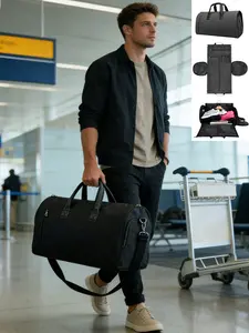 Travel Bag Large Capacity Inner Compartment Suit Bag, Business Trip Luggage Bag, Formal Clothing Storage Bag, Handheld Travel Bag, Boarding Bag