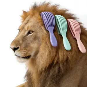 High Volume Hair Comb, Shell Design, Octopus Claw Comb, Dry Wet Use, Travel Comb, Goddess Comb, Rainbow Color