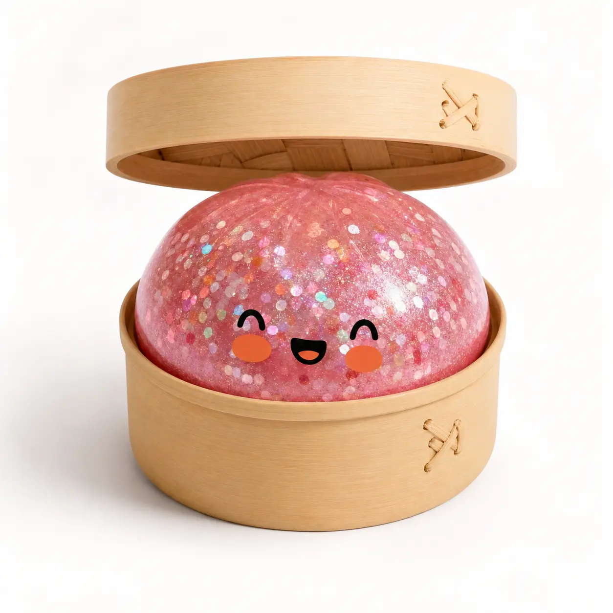 Glitter Dumpling Mystery Box - Slime & Squishy Toys for Squishy Hunting, Oddly Satisfying Relaxing ASMR Fidget Sensory Collectibles, Soft Squeeze Decompression Gift for Adults