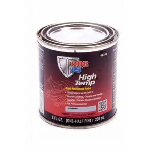 212 MAIN Absolute Coatings (POR15) POR-44316 Aluminum Heat Resistant Paint, Heatproof High-Temp Formula, Brush or Spray Application, Uniform Coat for Automotive & Motorcycle Paint Care