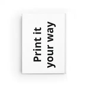 Minimal Bold Text Quote Journal | Ruled Lined Notebook