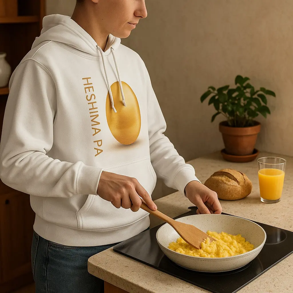 Men's Golden Decorated Luxury Statement Long Sleeve Hoodie - Premium Fabric, Comfortable & Cozy Hooded Sweatshirt, Casual Day Wear Menswear Top, Comfortable Men's Hoodies, Cozy Men's Hoodies