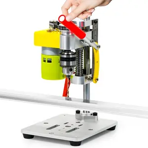 Electric Mini Bench Top Drill Press, 7 Speed Drilling Machine w/ B10 Chuck for 0.6-6mm Bits,  DIY Metal Woodworking  Drill Tool