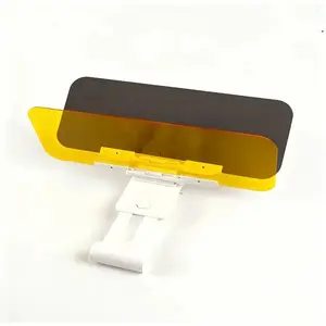 Anti Glare Sun Visor Polarized Sun Shade for Car Windshield UV Blocking Day Night Use High Beam Blocker Anti Dazzle 2PCS Universal Fit Sunshade