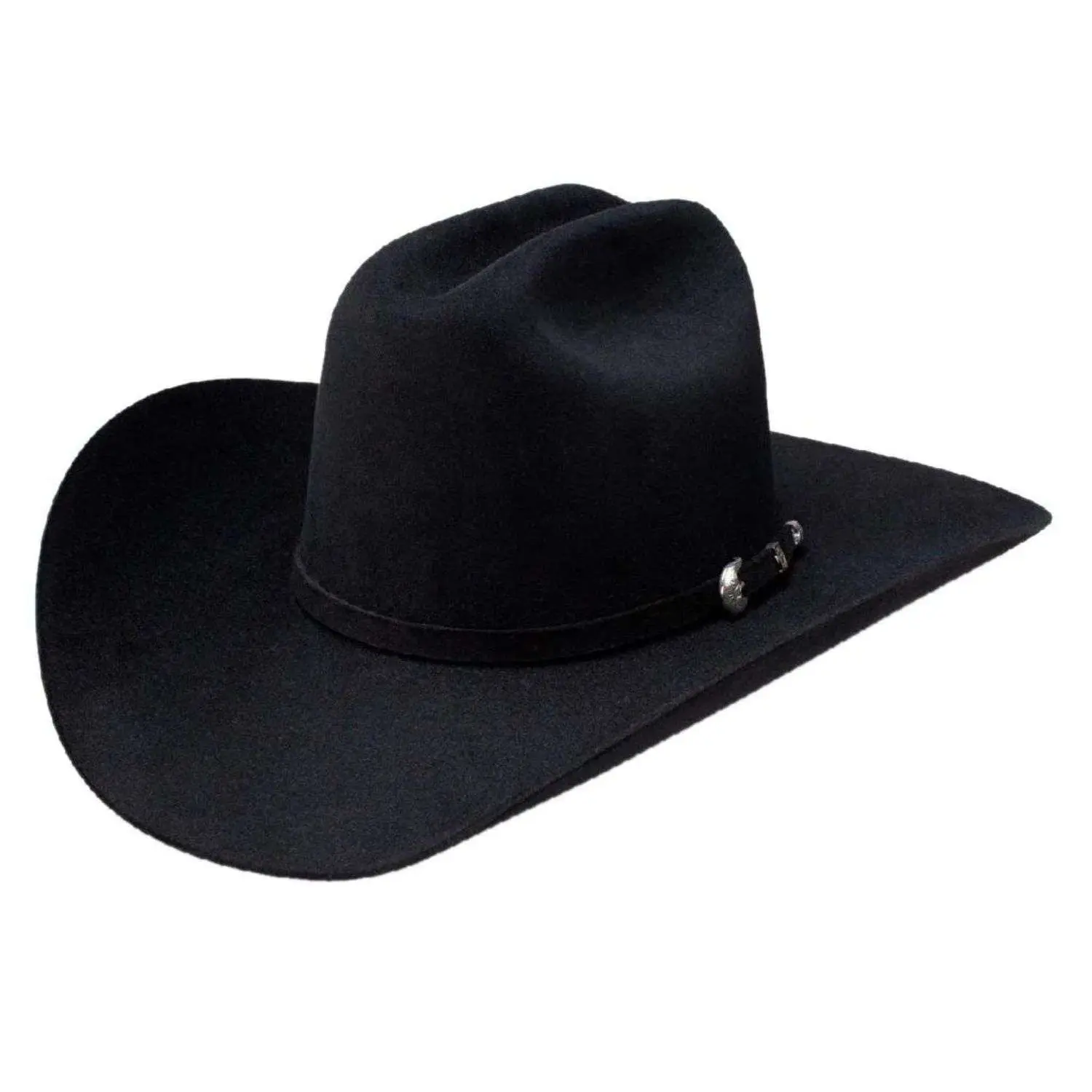 Resistol 6X Midnight Black Cowboy Hat - 4 1/4" Brim