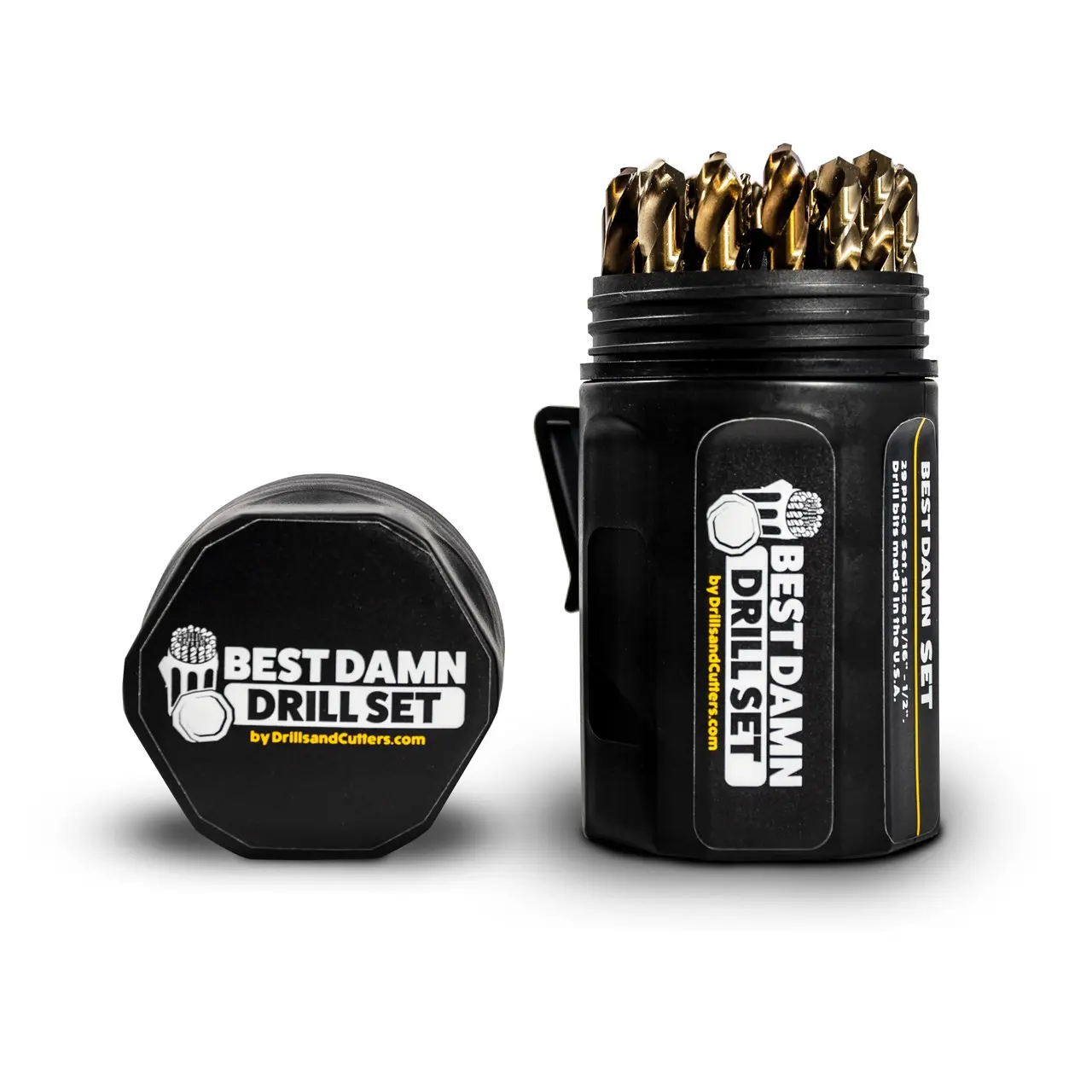 THE BEST DAMN DRILL SET (29 Piece Drill Bit Set, Drills Made in U.S.A.)