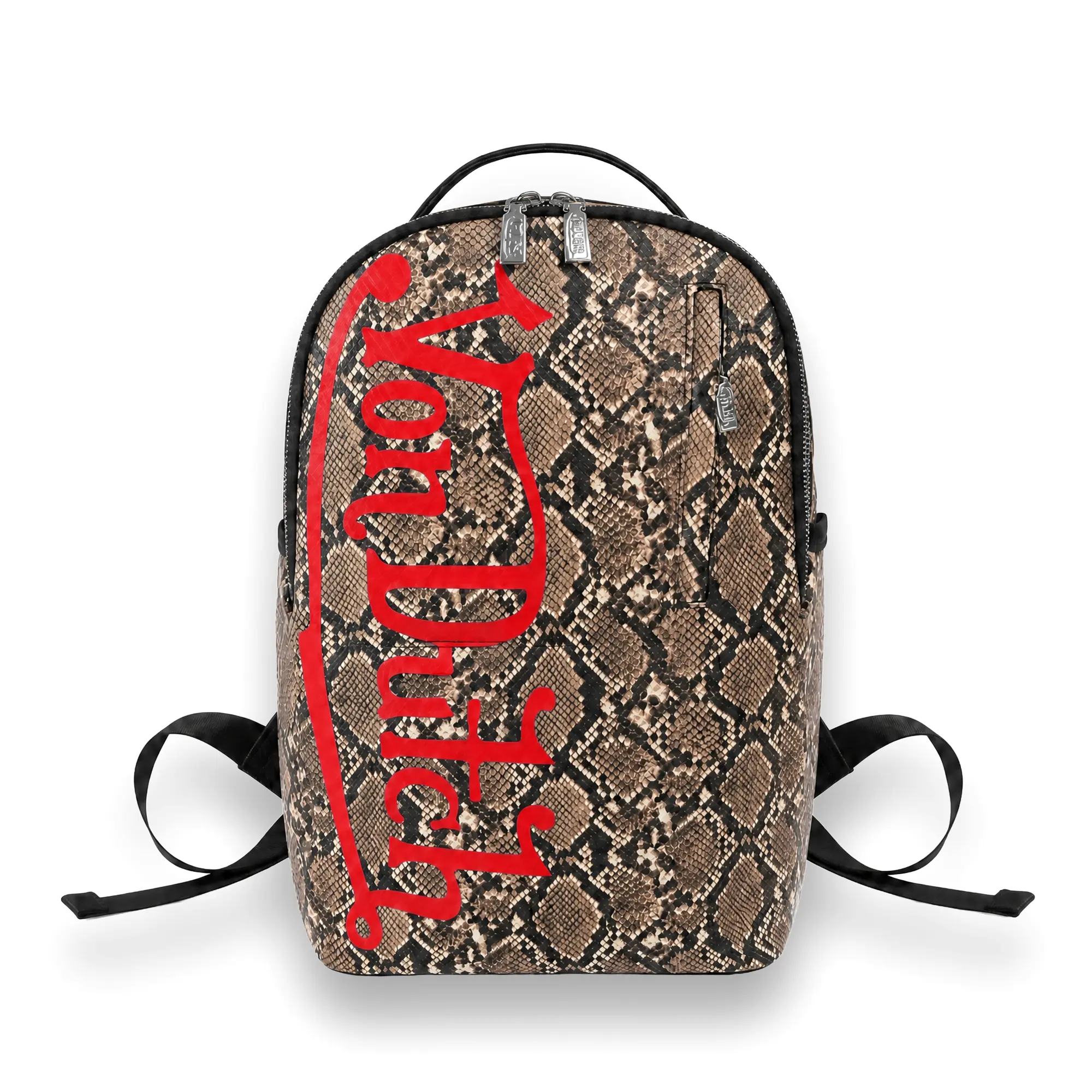 Snake Print Backpack