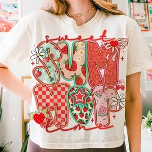 [Sale Up To 50%] Comfort Color C1717, Sweet Summer Time T-Shirt, Retro Summer Shirt, Coquette Beach Shirt, Hello Summer Tee, Summer Strawberry Shirt Design