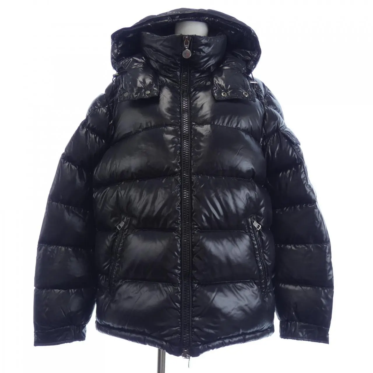 Pre-owned MONCLER Nylon Small Leather Goods Maya Down Jacket