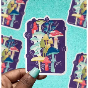 Mushroom Bloom Sticker
