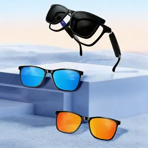 2026 Smart Glasses Wireless Headphones Magnetic Frame Multifunctional Audio Sunglasses UV Protection Bluetooth Phone Connection Music Call HIFI Sound Smart Touch Unisex Outdoor Sports Travel Essential Hot Sale Smart Device Digital Gift