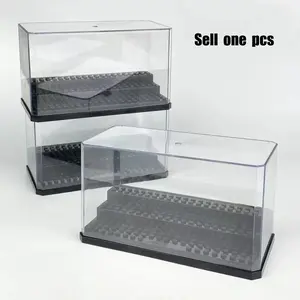 Acrylic Transparent Display Box, 1 Box Building Blocks Dust Cover, Figures Dolls Protection Showcase for Home Office School, Decoration Figure, Collectible Figurines