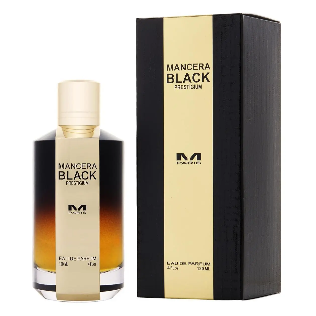 Mancera Black Prestigium for Unisex Eau de Parfum Spray, 4.0 Ounce
