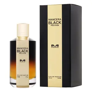 Mancera Black Prestigium for Unisex Eau de Parfum Spray, 4.0 Ounce