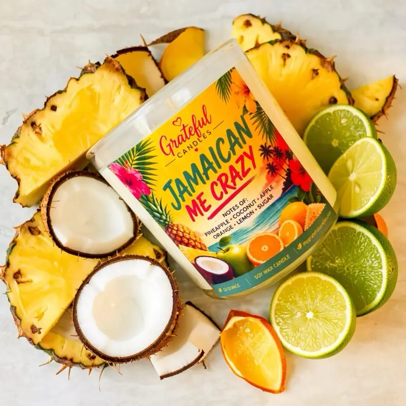 Jamaican me crazy candle