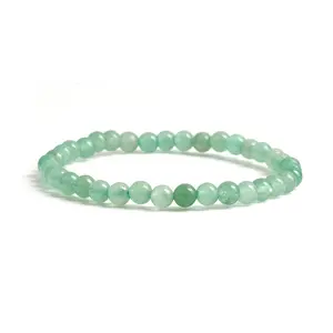 Cherry Tree Collection | Stretch Bracelet | 4mm Beads (Green Aventurine)