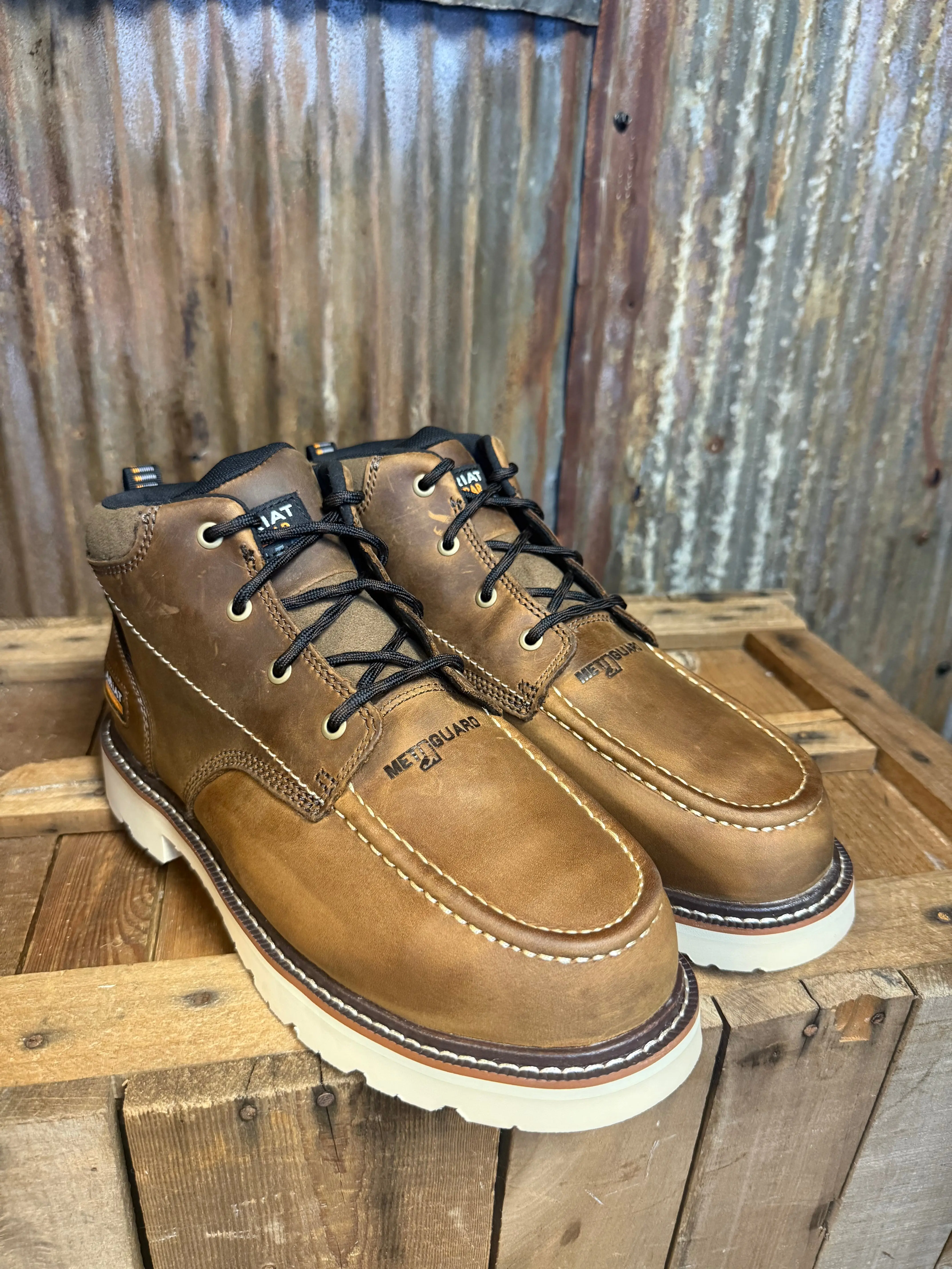 Ariat Womens Rebar Lift Chukka MetGuard Composite Toe Work Boot