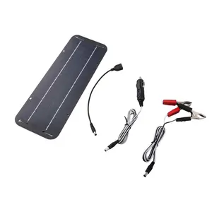 30W Solar Panel 12V Trickle Charger Battery Charger Kit Maintainer Boat Car RV [TS]