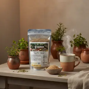 KURANDERO Extra Forte Daily Fiber - Natural Digestive Support with Nopal Moringa & Psyllium Husk - Vegan Sugar-Free Gut Health Powder 4oz Mexican Herbal Wisdom - Healthcare