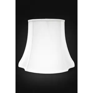 Oval Silk Lamp Shade – Tri-Fold Trim, White Sateen Lining | Styles 20402–20326