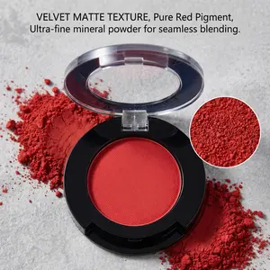 Red black Eyeshadow ShimmerFormula for Vampire & Gothic Looks | Professional Long-Lasting Wear for Halloween, Stage & Dramatic Evening Makeup !
