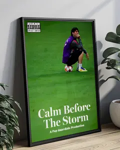 MESSI - CALM BEFORE THE STORM Poster ( Unframed - Print Only )