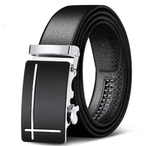Svelte Seleven Men's Leather Belt with Automatic Buckle