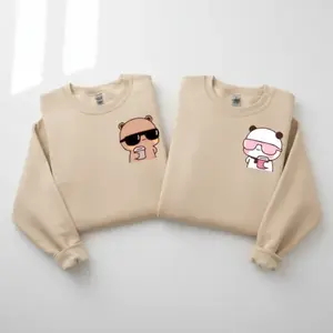 Bubu & Dudu Cool Vibe Couple Sweatshirts, Gangnam Style Matching Shirt, Cool Gift For HER HIM, Couple Shirt