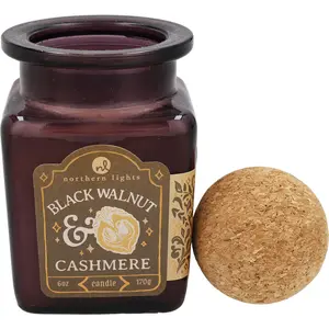 Black Walnut & Cashmere By Northern Lights Soy Wax Candle For Unisex