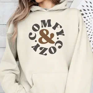 Comfy and Cozy Hoodie, Unisex Fit, Graphic Design