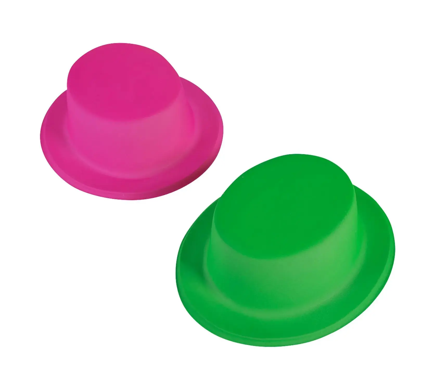 Neon Top Hats Assortment - 12 Pc.