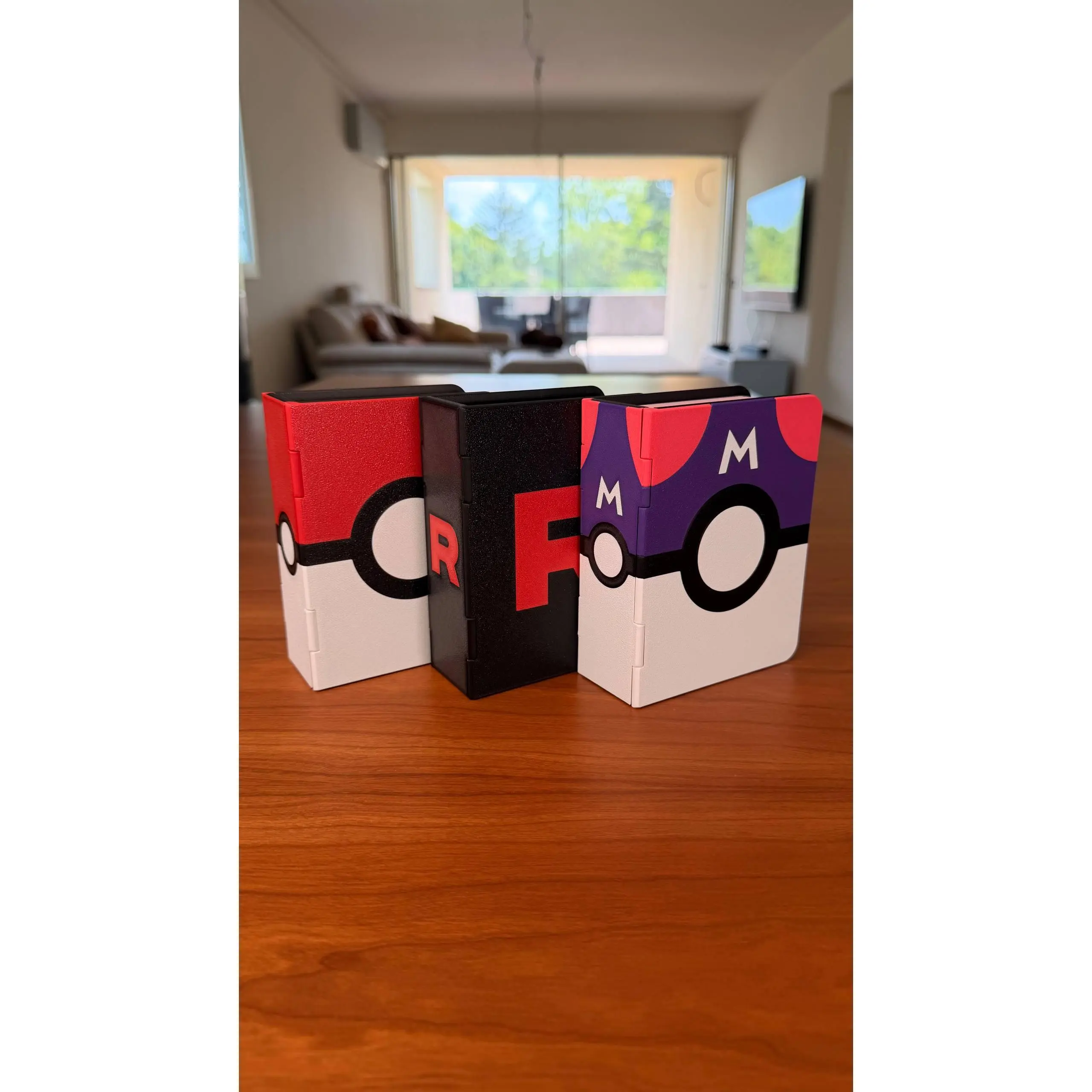 3D Printed Trading Card Binder - TCG Collector Organizer with Toploader Storage, Poke Book Trading Card Accessory, Trading Card Organizer