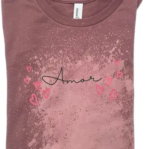 “amor” bleached shirt