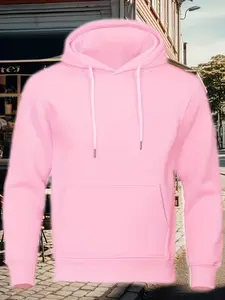 PowerTough Casual Pink Pullover Hoodie