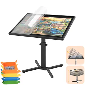 1500 Pcs Metal Jigsaw Puzzle Board with Drawers and Cover 35"x27" Angle & Height Adjustable Jigsaw Puzzle Table for Adults,Puzzle Board(Patent Design)