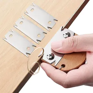 Upgraded Veneer Edge Banding Trimmer with Wooden Handle and 3 Replacement Blades, Edge Band Cutter Tool for Woodworking, Veneer, PVC, Laminate, Plywood, Melamine