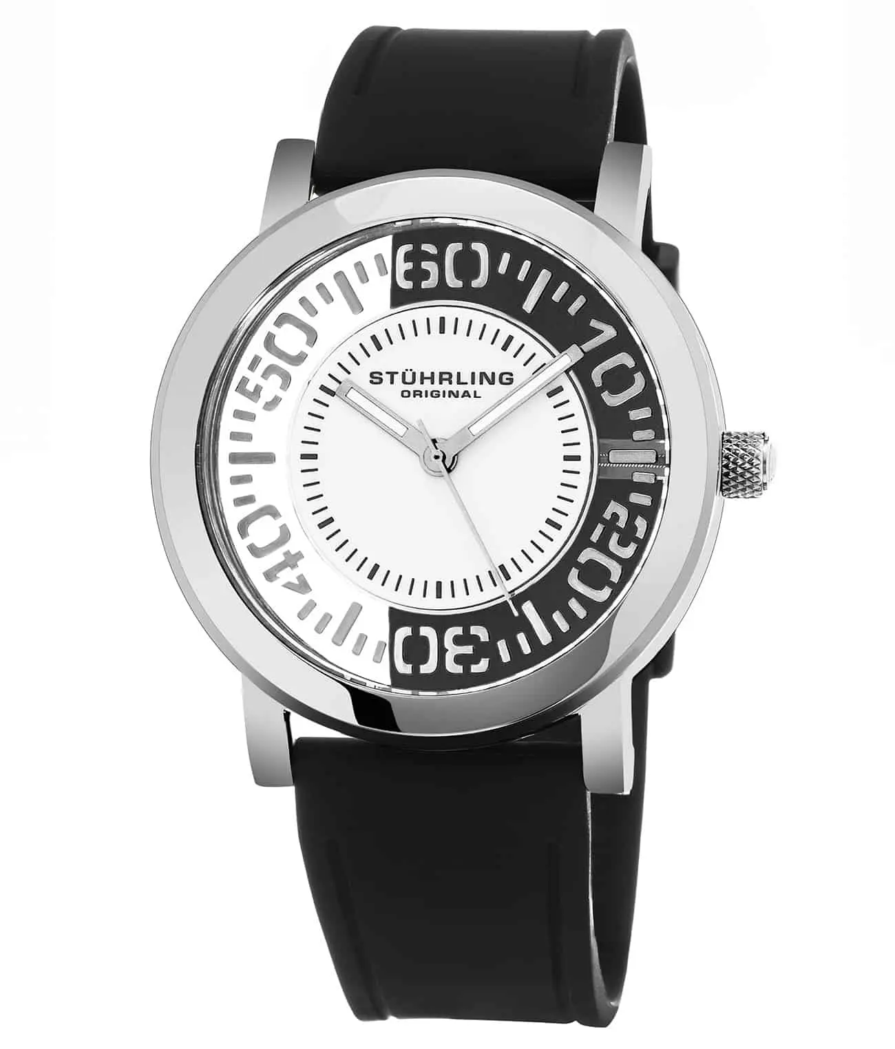 Stührling Winchester 830 Unisex Classic Round Quartz Watch - 42mm, Matte Finish, Low Profile, Elegant Simple Fashion Accessory for Enthusiasts, Classic Round Quartz Watches, Low Profile Quartz Watches
