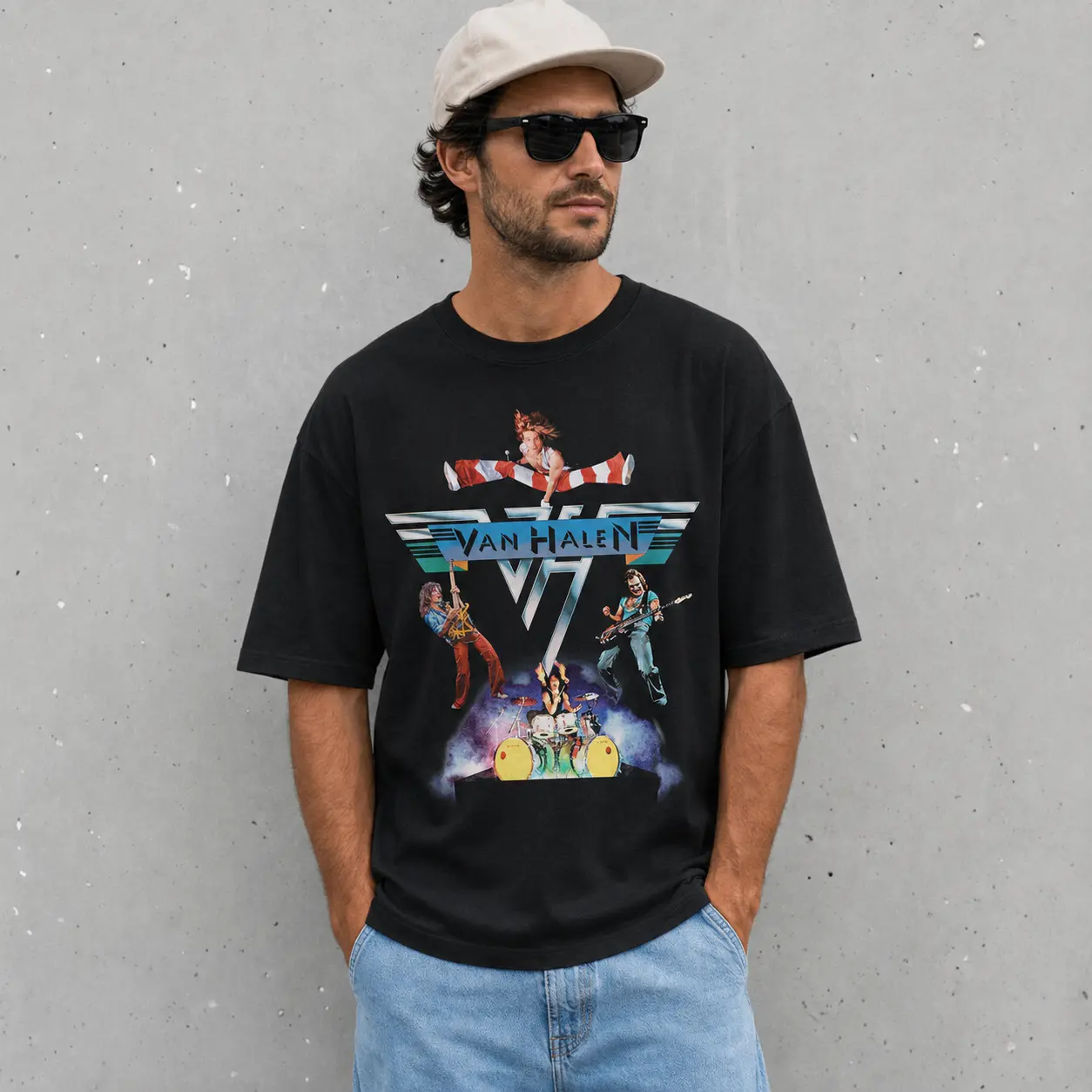 Merch, Classic Band Tee Shirt Made Using US Cotton, Design & Printed In The USA