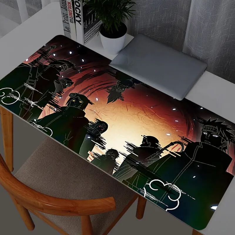 Narut0 Akatsuki Mousepads TCG CCG Mouse Pad Cute Gaming Desk Mat Setup Mat