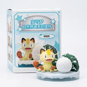Langbowang Pokemon Nature Adventure Series PVC Figure Statue - Meowth
