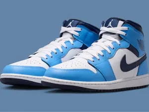 Nike Air Jordan 1 Mid University Blue Midnight Navy DQ8426-405 Men’s Shoes NEW