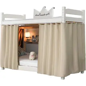 1 Panel Dorm Home Thicken Bunk Blackout Bed Curtains Cloth Bed Men Single Sleeper
