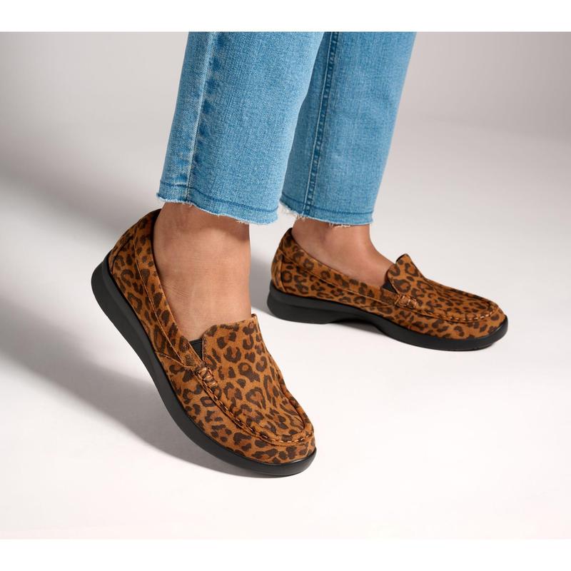 Clarks Collection Leather/Textile Slip-Ons - Ellowyn Lux