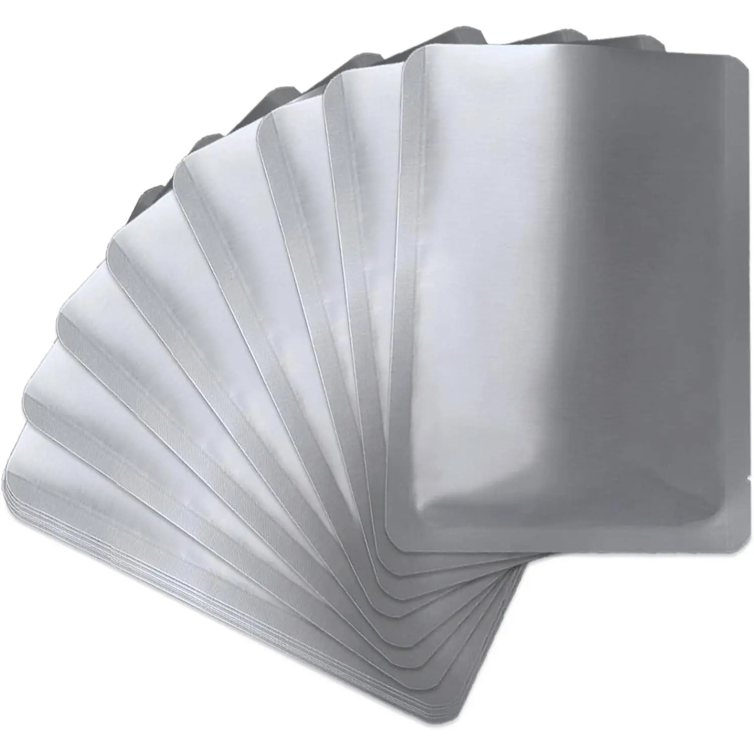 50 count 3/4 Pint Mylar bags for  storage, Heat Sealable Bags Storage Bags for , Coffee Beans, , grains, etc. (5.1 x 7.1 Inch)