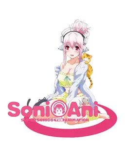 Soni Ani Super Sonico Acrylic Figure Stand Officially Licensed Brand New