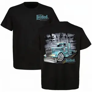 Stay Loaded Custom State Hot Rod KW Tee – Personalized State Bold Kenworth Semi Truck Graphic Shirt for Trucker Lifestyle, State Custom Trucker Fans & Custom Big Rig Lovers Graphic T-Shirt For Men Perfect Gift For Trucking Enthusiasts, Top Menswear Classi